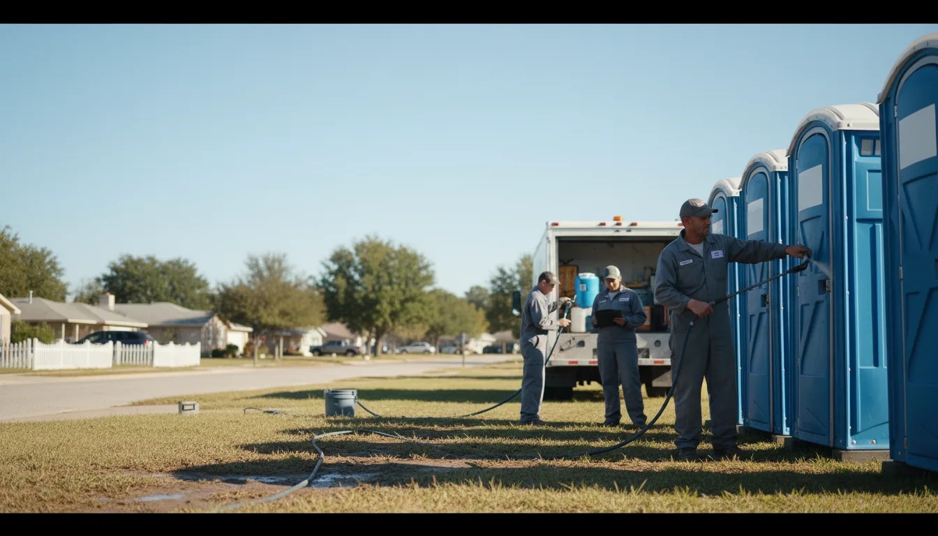 Long-Term Portable Toilet Rental in Elkhart, TX near me